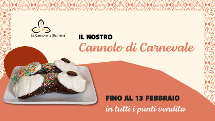 Il cannolo di carnevale limited edition de la cannoleria siciliana